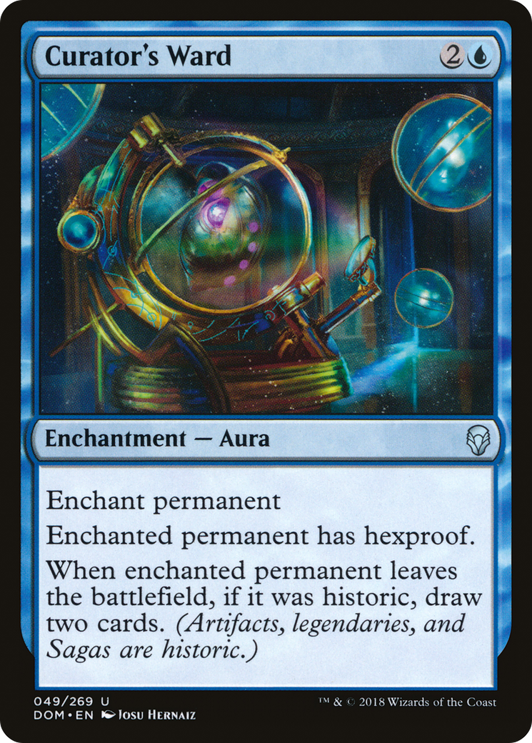 Image of Curator's Ward (DOM-049) - Dominaria Foil