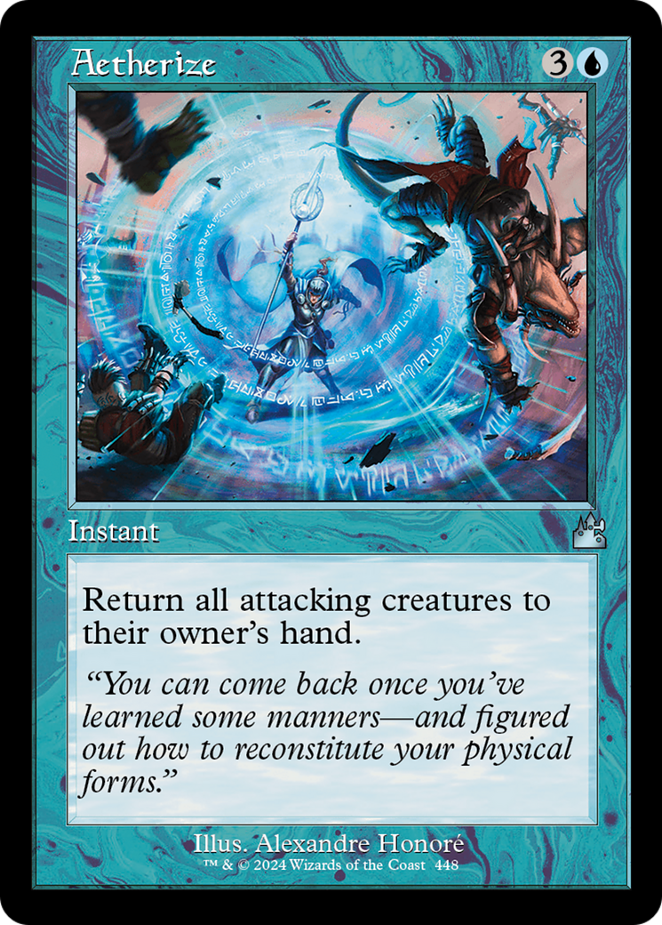 Image of Aetherize (Retro Frame) (RVR-448) - Ravnica Remastered