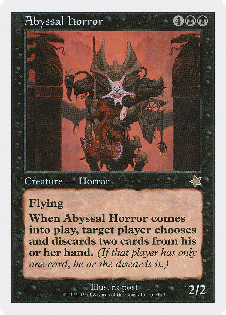 Image of Abyssal Horror (S99-063) - Starter 1999