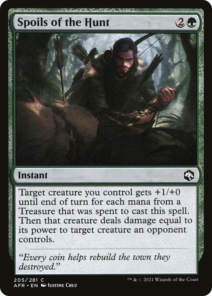 Image of Spoils of the Hunt (AFR-205) - Adventures in the Forgotten Realms Foil