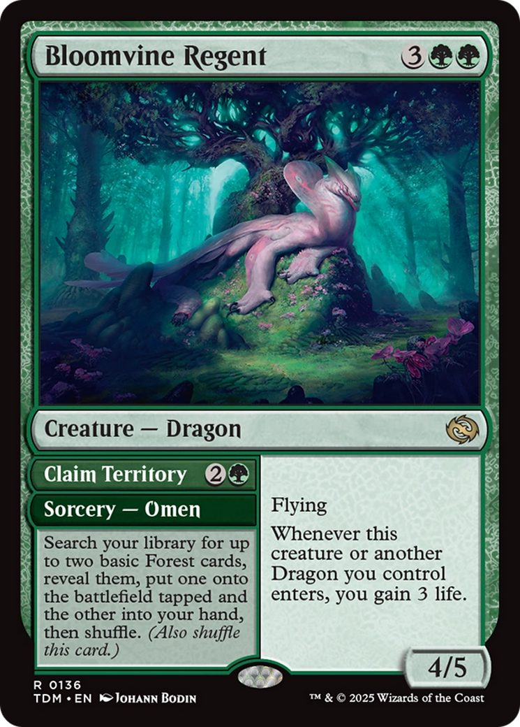Image of Bloomvine Regent (TDM-136) - Tarkir: Dragonstorm