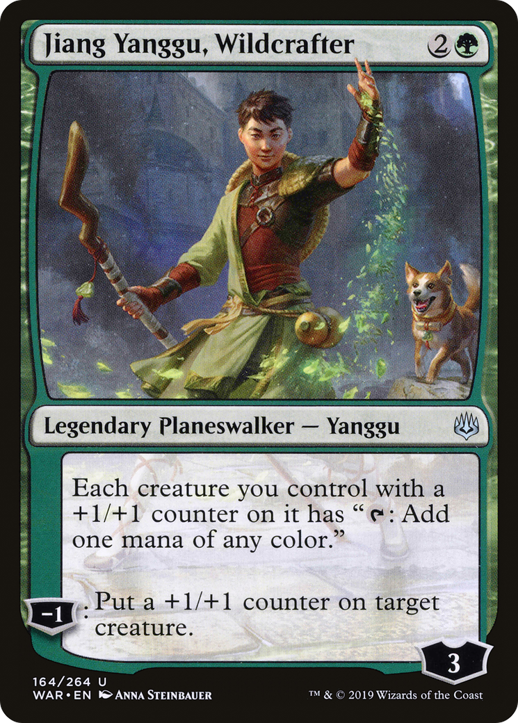 Image of Jiang Yanggu, Wildcrafter (WAR-164) - War of the Spark