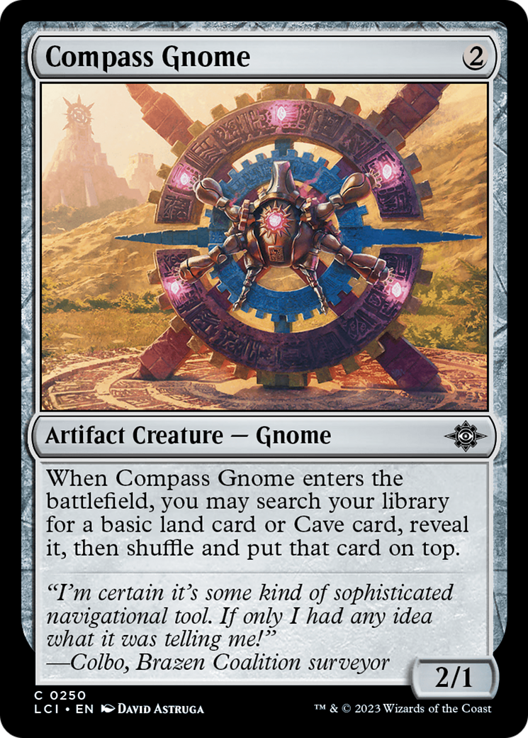 Image of Compass Gnome (LCI-250) - The Lost Caverns of Ixalan Foil
