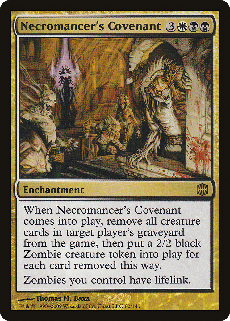 Image of Necromancer's Covenant (ARB-082) - Alara Reborn Foil