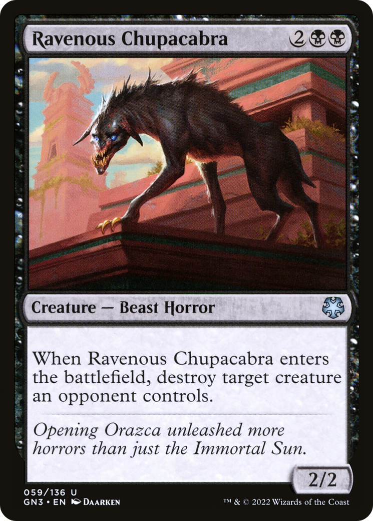 Image of Ravenous Chupacabra (GN3-059) - Game Night: Free-for-All