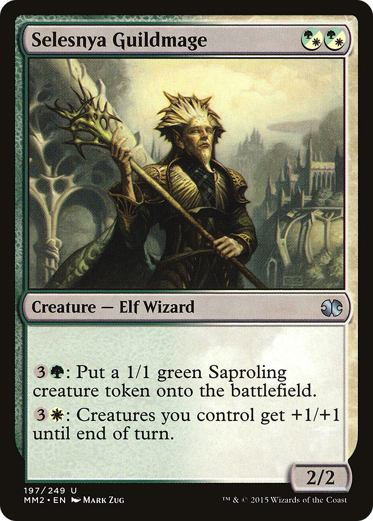 Image of Selesnya Guildmage (MM2-197) - Modern Masters 2015 Foil