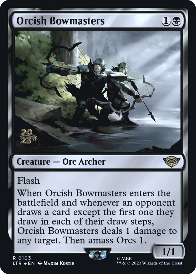 Image of Orcish Bowmasters (PRE-103) - Tales of Middle-earth Promos Foil