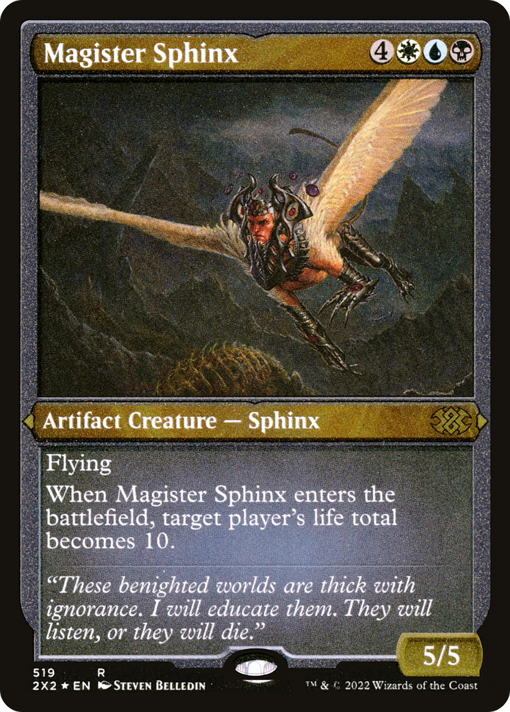 Image of Magister Sphinx (2X2-519) - Double Masters 2022 Foil