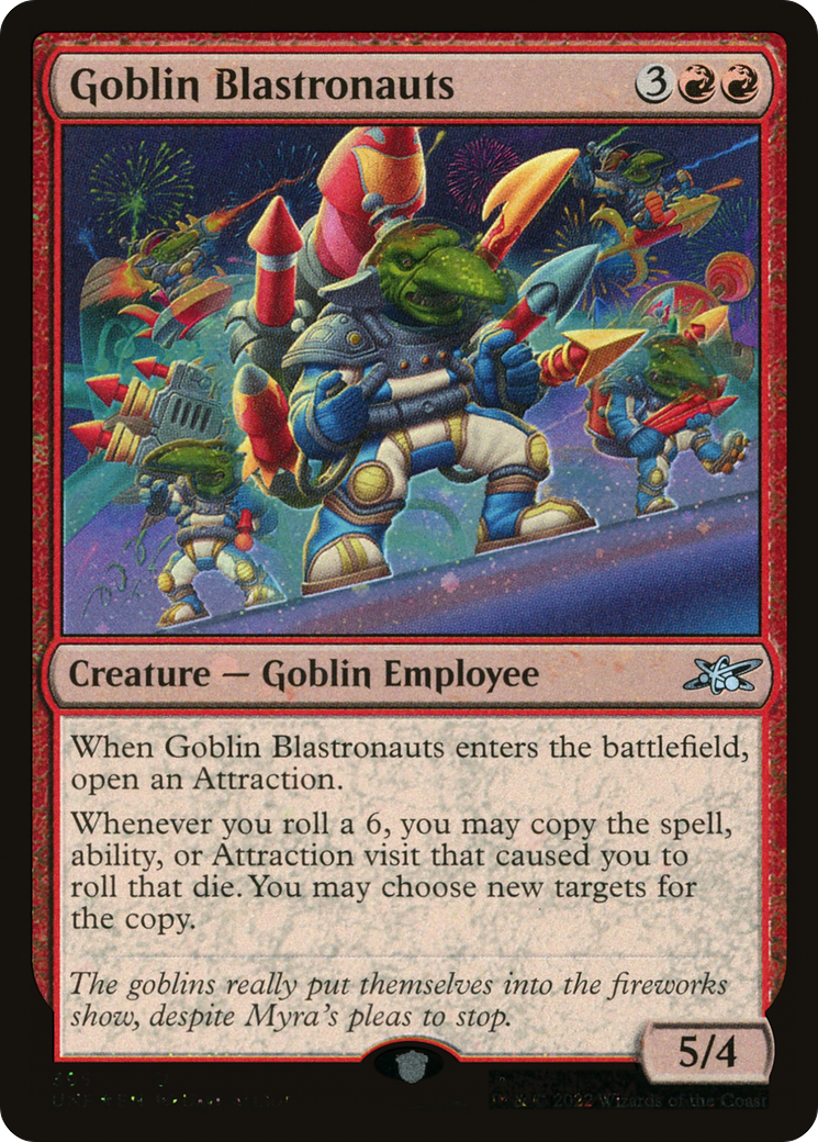 Image of Goblin Blastronauts (Galaxy Foil) (UNF-395) - Unfinity Foil