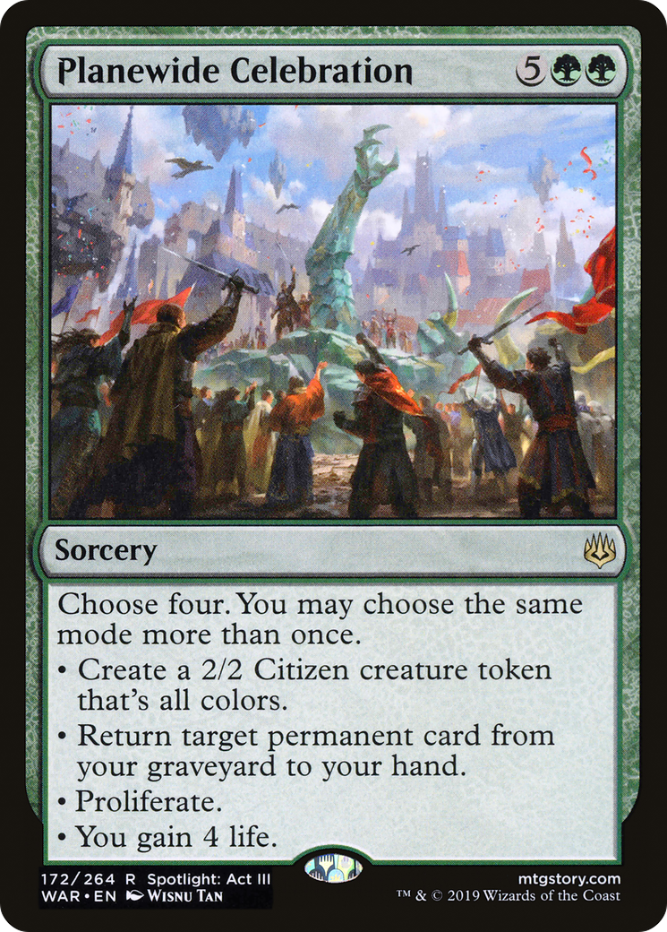 Image of Planewide Celebration (WAR-172) - War of the Spark Foil