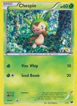 Image of Chespin 002/12  - Holofoil McDonalds Promos 2014 - Promo