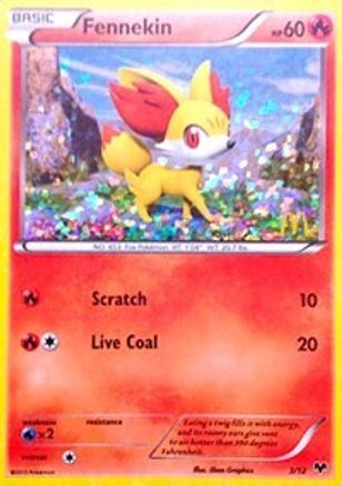 Image of Fennekin 003/12  - Holofoil McDonalds Promos 2014 - Promo
