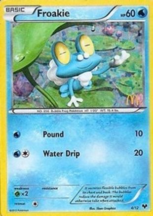 Image of Froakie 004/12  - Holofoil McDonalds Promos 2014 - Promo