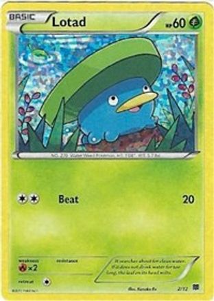Image of Lotad 002/12  - Holofoil McDonalds Promos 2015 - Promo