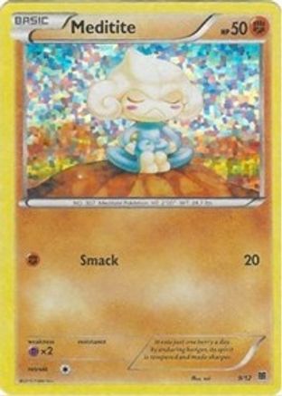 Image of Meditite 009/12  - Holofoil McDonalds Promos 2015 - Promo