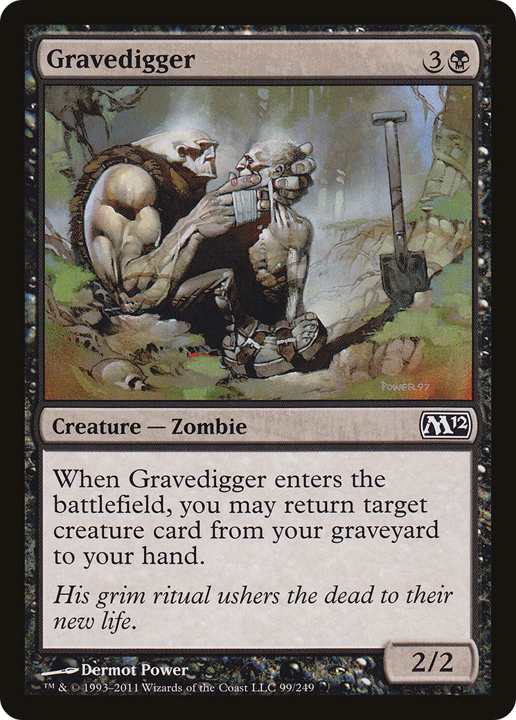 Image of Gravedigger (M12-099) - Magic 2012