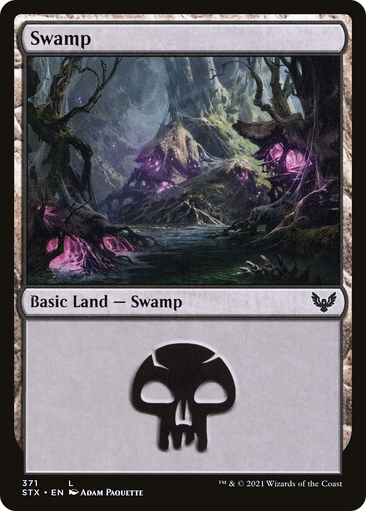 Image of Swamp (371) (STX-371) - Strixhaven: School of Mages