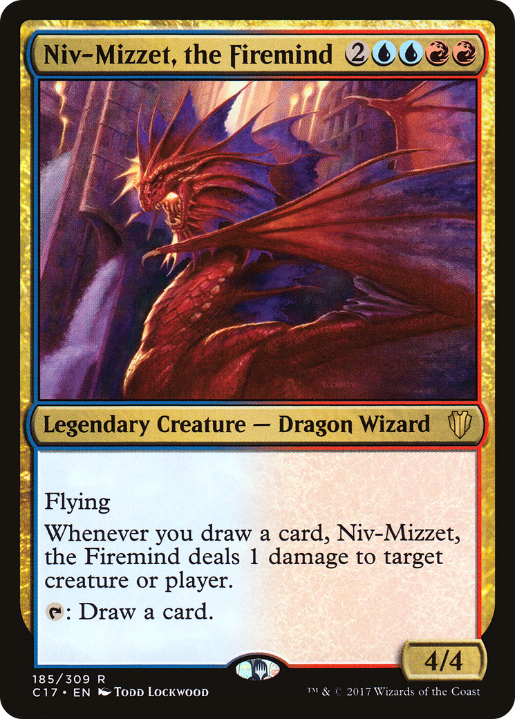 Image of Niv-Mizzet, the Firemind (C17-185) - Commander 2017