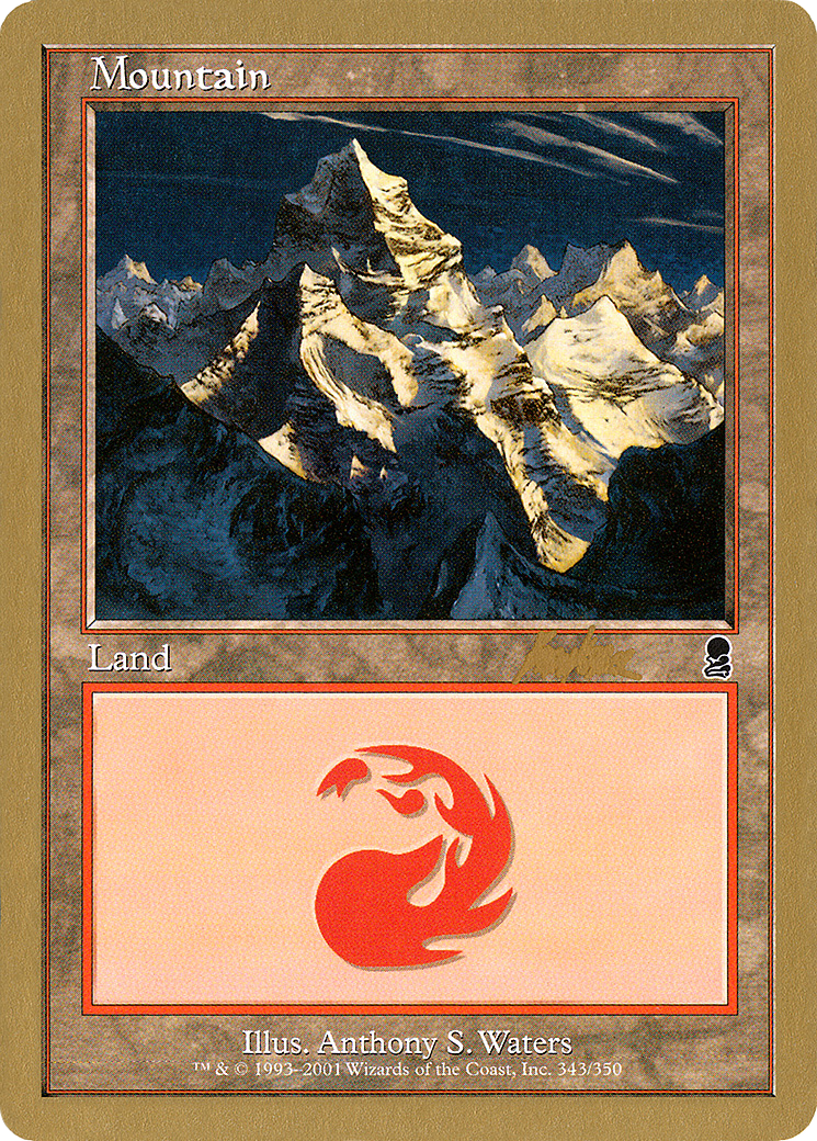Image of Mountain (343) - 2002 Brian Kibler (ODY) (WCD-) - World Championship Decks 2002