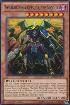 Image of Twilight Ninja Getsuga, the Shogun (BOSH-EN017) - Breakers of Shadow Unlimited