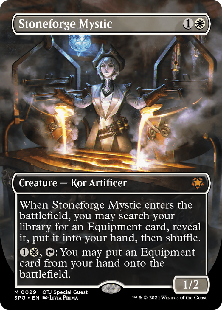 Image of Stoneforge Mystic (Borderless) (SPG-029) - Special Guests (Borderless)
