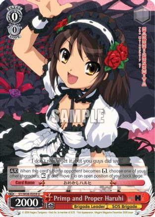Image of Primp and Proper Haruhi (SY/W08-E059 U) - The Melancholy of Haruhi Suzumiya