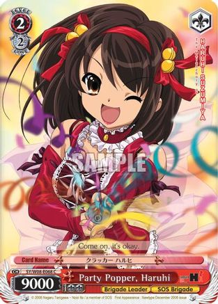 Image of Party Popper, Haruhi (SY/W08-E068 C) - The Melancholy of Haruhi Suzumiya