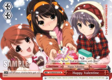Image of Happy Valentine (SY/W08-E073 CR) - The Melancholy of Haruhi Suzumiya