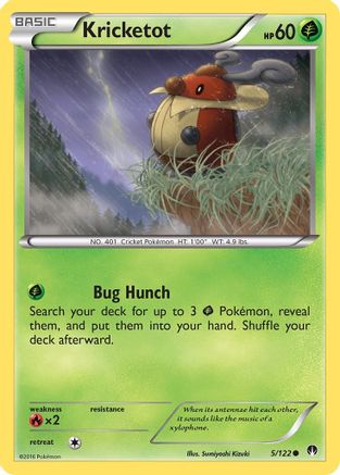 Image of Kricketot 005/122  XY  BREAKpoint - Common
