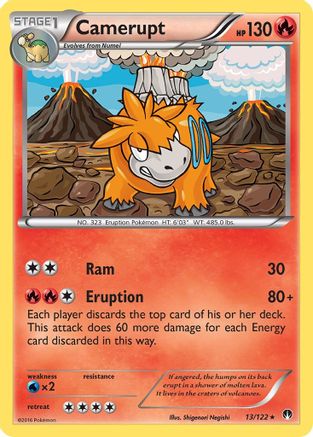 Image of Camerupt 013  XY  BREAKpoint - Rare