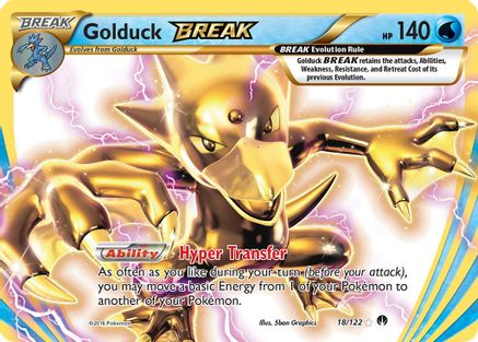 Image of Golduck BREAK 018/122  - Holofoil XY  BREAKpoint - Rare BREAK
