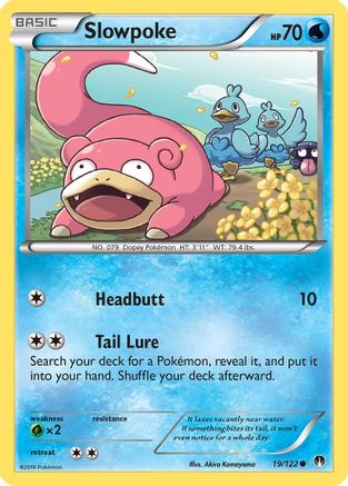 Image of Slowpoke 019/122  XY  BREAKpoint - Common