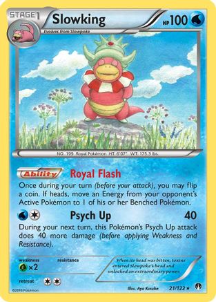 Image of Slowking 021/122  - Holofoil XY  BREAKpoint - Holo Rare