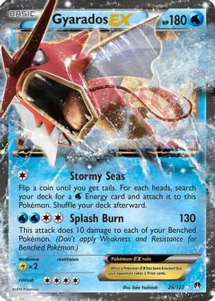 Image of Gyarados EX 026/122  - Holofoil XY  BREAKpoint - Ultra Rare