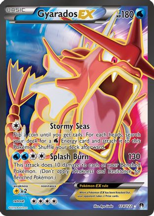 Image of Gyarados EX (Full Art) 114/122  - Holofoil XY  BREAKpoint - Ultra Rare