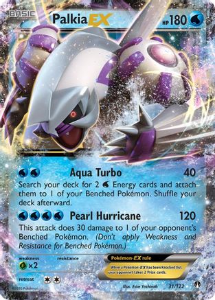 Image of Palkia EX 031/122  - Holofoil XY  BREAKpoint - Ultra Rare