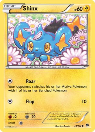 Image of Shinx 044/122  - Reverse Holofoil XY  BREAKpoint - Common