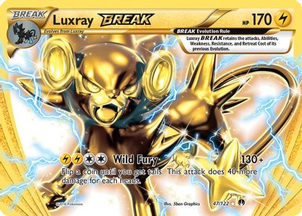Image of Luxray BREAK 047/122  - Holofoil XY  BREAKpoint - Rare BREAK