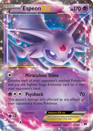 Image of Espeon EX 052/122  - Holofoil XY  BREAKpoint - Ultra Rare