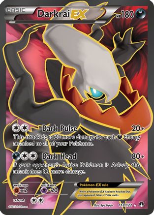 Image of Darkrai EX (Full Art) 118/122  - Holofoil XY  BREAKpoint - Ultra Rare