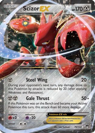 Image of Scizor EX 076/122  - Holofoil XY  BREAKpoint - Ultra Rare