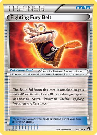Image of Fighting Fury Belt 099/122  XY  BREAKpoint - Uncommon