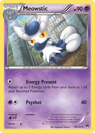 Image of Meowstic 059  XY  BREAKpoint - Rare