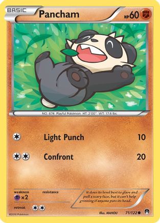 Image of Pancham 071/122  XY  BREAKpoint - Common