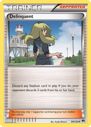 Image of Delinquent 098/122  XY  BREAKpoint - Uncommon