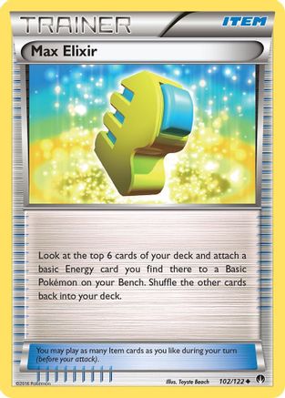Image of Max Elixir 102/122  XY  BREAKpoint - Uncommon