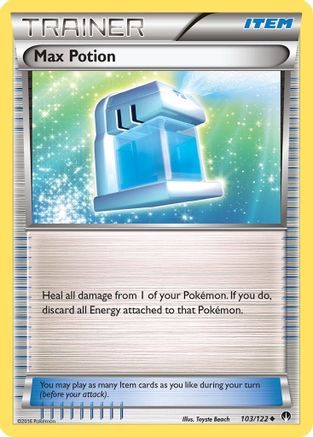 Image of Max Potion 103/122  - Reverse Holofoil XY  BREAKpoint - Uncommon