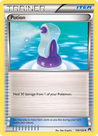 Image of Potion 106/122  - Reverse Holofoil XY  BREAKpoint - Uncommon