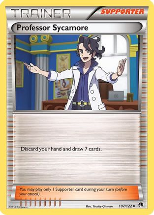 Image of Professor Sycamore 107/122  XY  BREAKpoint - Uncommon