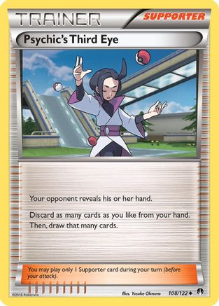 Image of Psychic's Third Eye 108/122  XY  BREAKpoint - Uncommon